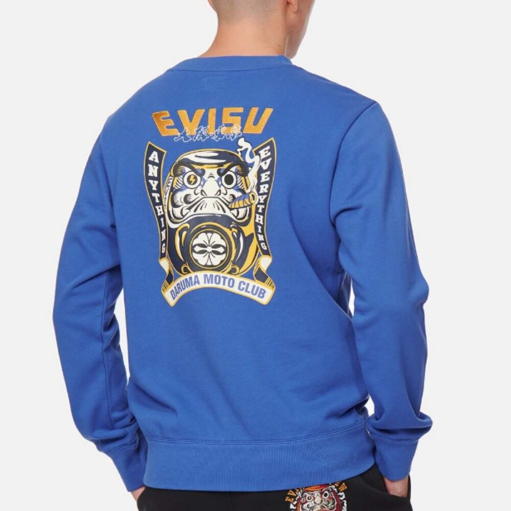 DARUMA MOTO CLUB MOTIF PRINT SWEATSHIRT